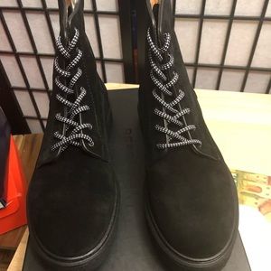 Represent Work Boot Black Suede